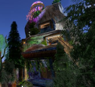 Mountain with ancient caves