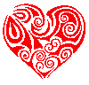 Celtic Heart with maze design